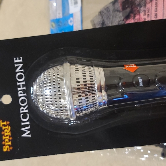 Halloween costume,  punk star, 80s med (8-10) with microphone NEW - Picture 7 of 7